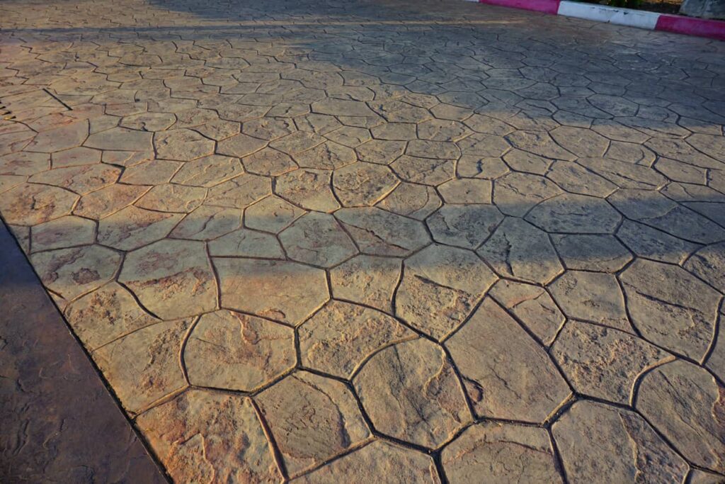 beton-amprentat-strada